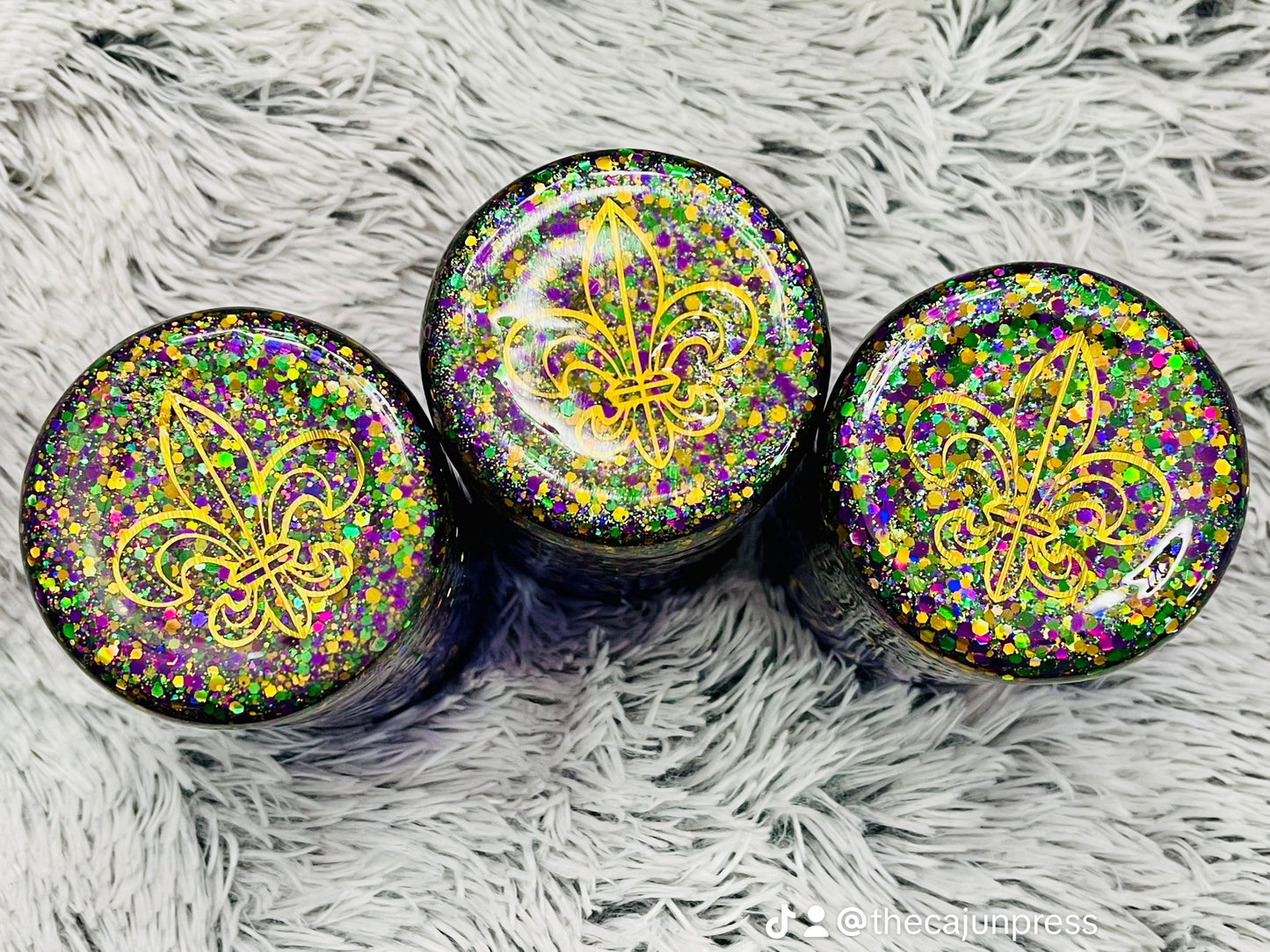MARDI GRAS TUMBLER-LAISSEZ LES BON TEMPS ROULER
