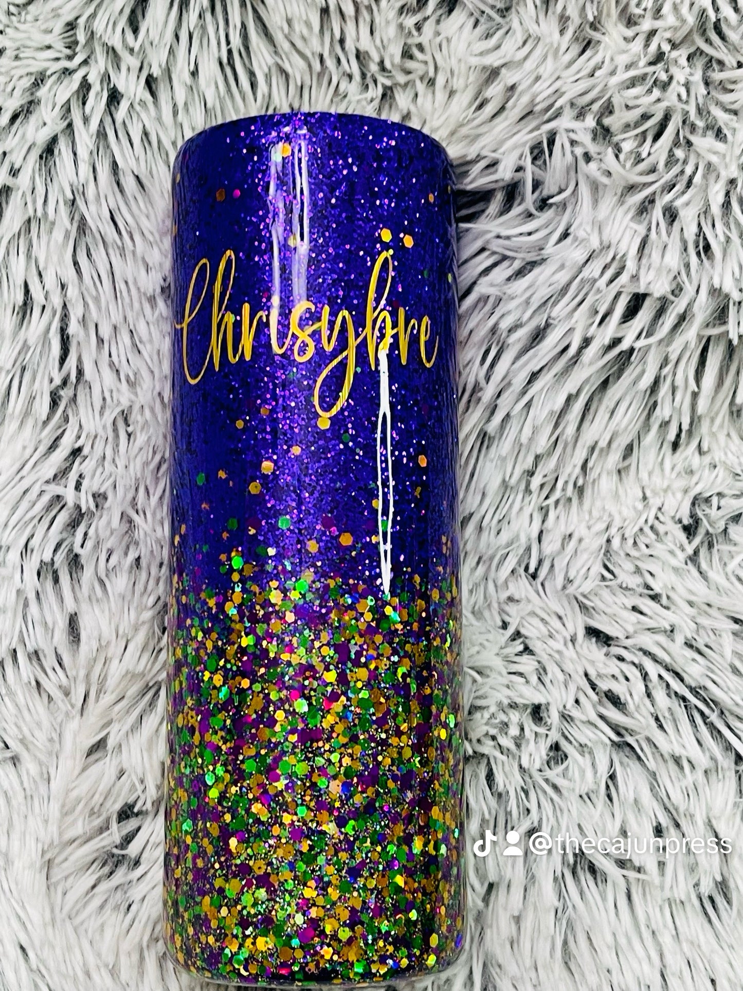 MARDI GRAS TUMBLER-LAISSEZ LES BON TEMPS ROULER