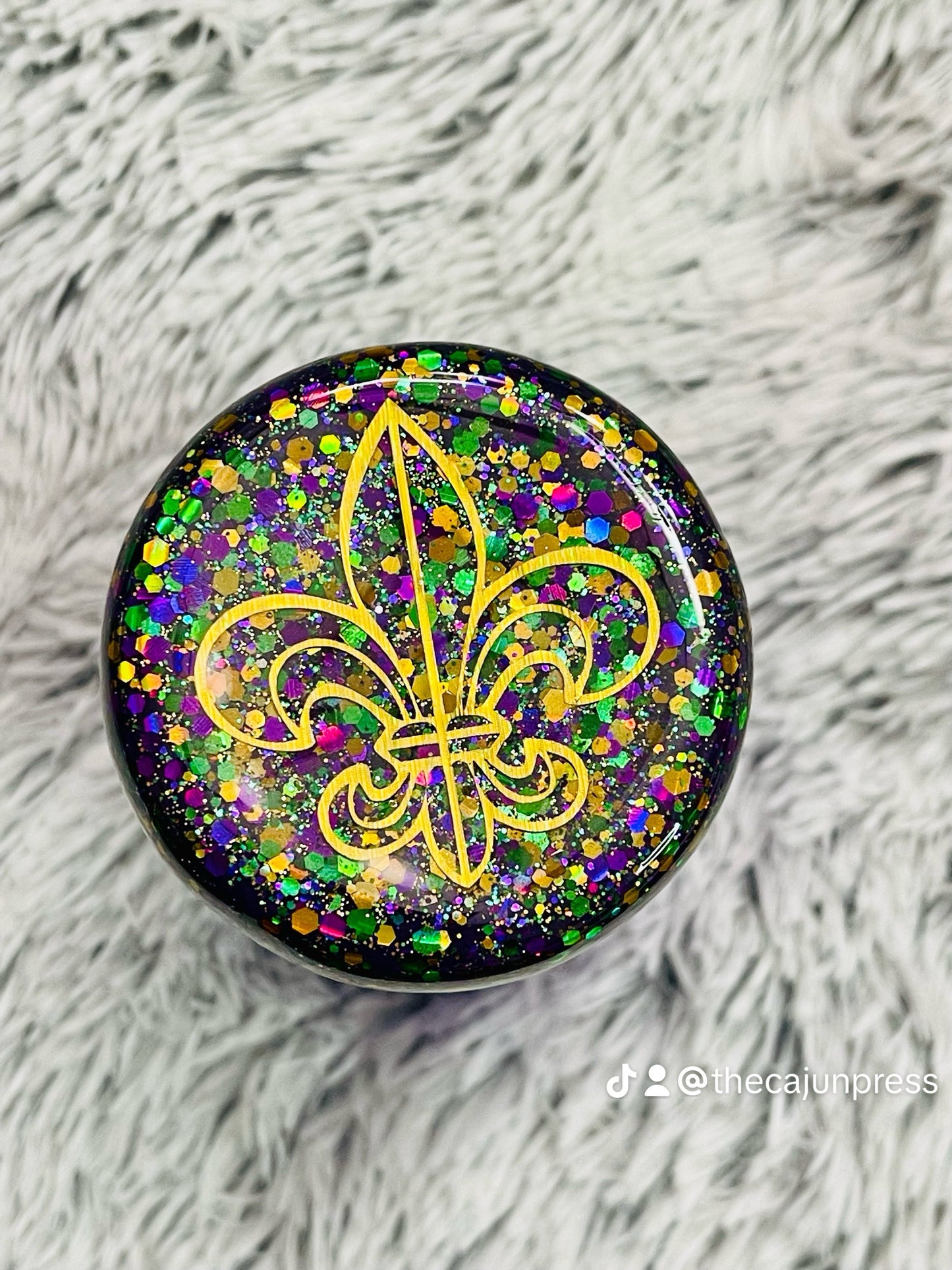 MARDI GRAS TUMBLER-LAISSEZ LES BON TEMPS ROULER